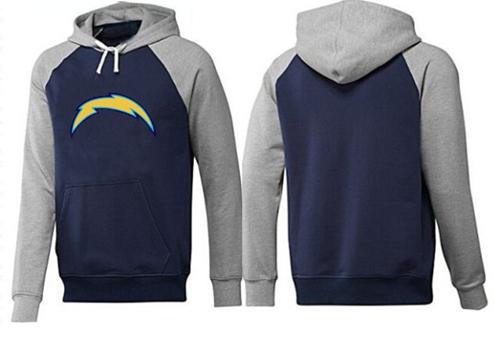 NFL Men's Nike Los Angeles Chargers Logo Pullover Hoodie - Navy/Grey